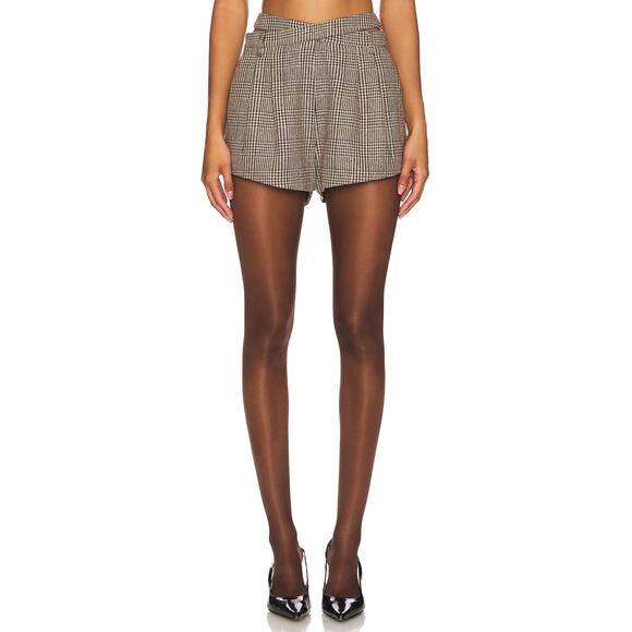 Osis Studio 'Nara' Brown Polyester Shorts Size L